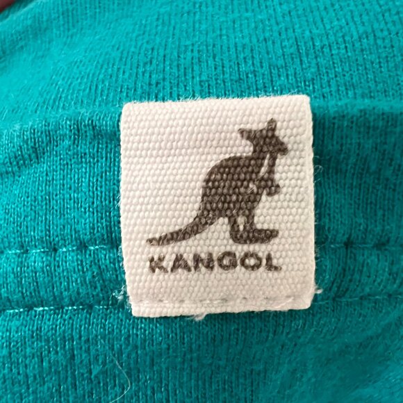 Vintage KANGOL Born British Recycled Fabric Teal Sweatpants | Size Large - Picture 2 of 16